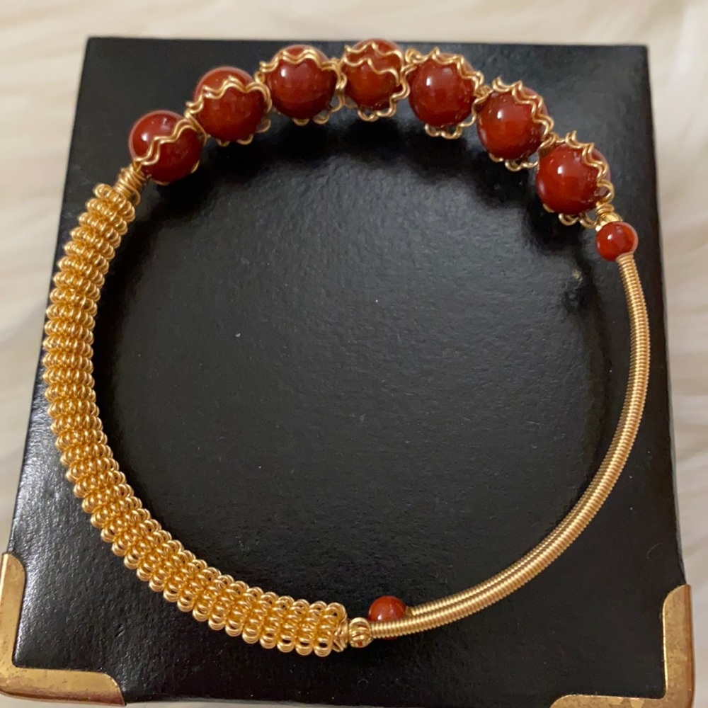Red stone bracelet